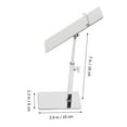 thumbnail image 3 of EeaseCA 1PC Simple Shoes Display Bracket Stylish Shoes Storage Holder Stainless Steel Shoes Shelves Creative High Heel Shoes Bracket for Home Store Use (Silver), 3 of 8