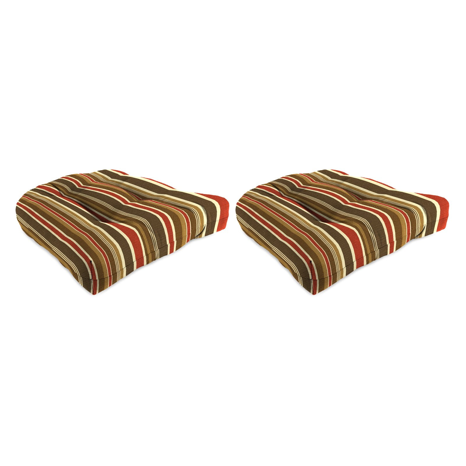 Jordan Manufacturing Sunbrella 18W x 18D in. Brannon Redwood Outdoor