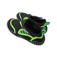 thumbnail image 3 of Kids Aqua Sock Wave Water Shoes Waterproof Slip-Ons for Pool Beach Sports Barefoot Shoes, Black Green, Size: 12, Air Balance, 3 of 4