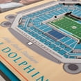 thumbnail image 3 of IDNA Miami Dolphins 3D StadiumViews Picture Frame, 3 of 5