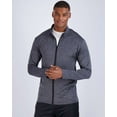 thumbnail image 2 of Real Essentials 3 Pack: Mens Dry-Fit Long Sleeve Full Zip Hoodie & Jacket- Athletic Running Jacket (Available in Big & Tall), 2 of 6