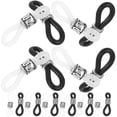 thumbnail image 1 of 20pcs Eyeglass Chain Ends Silicone Eyeglass Rope Ends Replacement Connectors, 1 of 6
