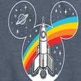 thumbnail image 3 of Mickey & Friends - Mickey Head Retro Space - Women's Short Sleeve Graphic T-Shirt, 3 of 5