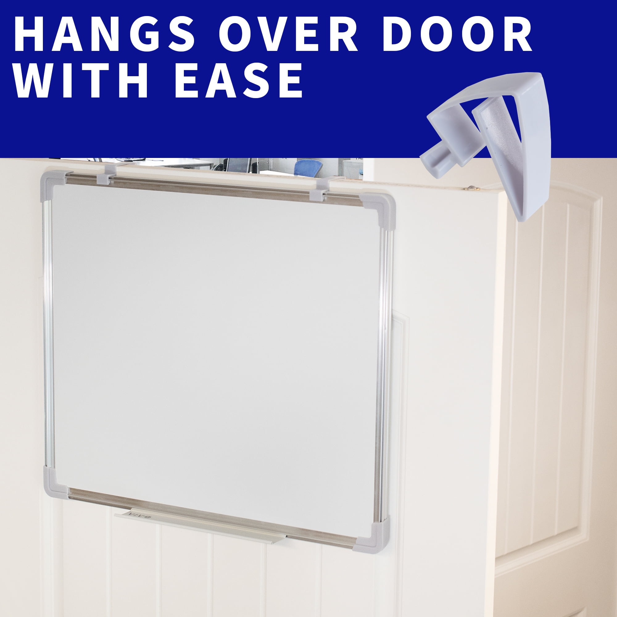 VIVO Hanging Dry Erase Board, 24" x 20" Hook-on Door, Cubicle Whiteboard