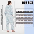 thumbnail image 6 of SWEETXIN Women's Snug Fit Unicorn One-Piece Pajamas, Glow-in-the-Dark Tie Dye Hooded Onesies Costume SizeM, 6 of 7