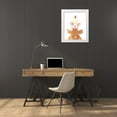 thumbnail image 3 of White Ladder 15x18 White Modern Wood Framed Museum Art Print Titled - Cluck-Oink-Moo Stack, 3 of 4