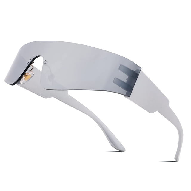 Gafas de Sol FEISEDY Sin Montura Y2K Futuristas Envolventes B2927