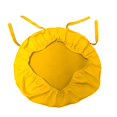 thumbnail image 1 of Funda para Cojín de Silla LA Linen Poliéster Popelina Paquete de 4 Amarillo, 1 of 2