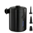 thumbnail image 2 of Mini Portable Inflator Pump, Battery Powered Usb Rechargeable, 3 Nozzle Design, Lightweight Compact, for Pool Floats Airbeds, Fast Inflation Tool, Durable Plastic Construction, Outdoor, 2 of 9