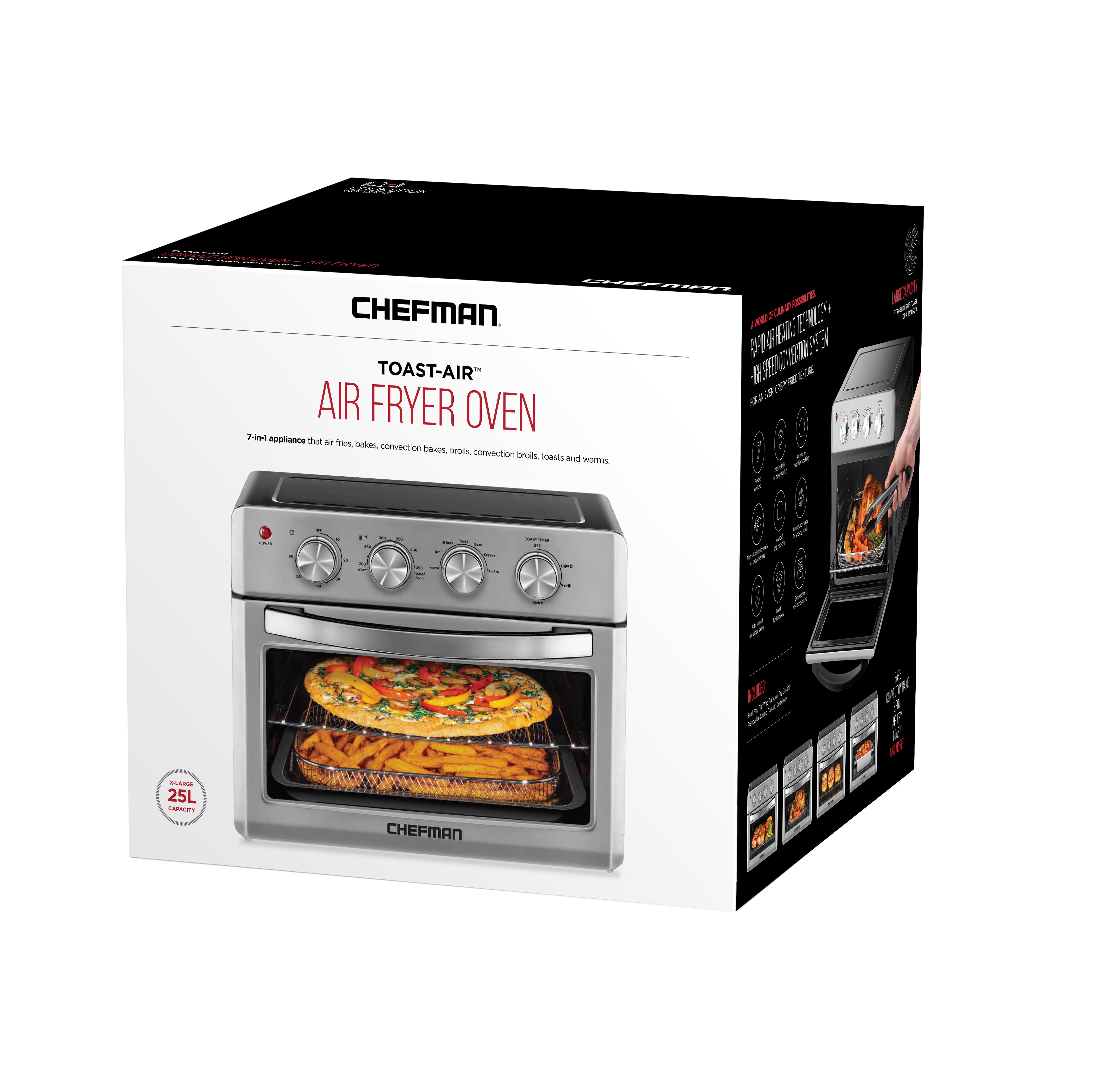 Chefman Auto-Stir Air Fryer Convection Oven, 11.6 qt - Kroger