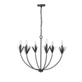 thumbnail image 5 of 12706-MB Millennium Lighting Primrose - 6 Light Chandelier-22.75 Inch Tall and 30.5 Inch Wide-Matte Black Finish, 5 of 6