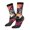 2 Black-1, variant on Colorful Wolf Head Crew Socks for Men & Women, Breathable Casual Athletic Ankle Socks