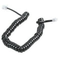 thumbnail image 2 of 2X Negro RJ9 Cable Cordon de Bobina del Modem del Telefono 9.3 pulgada, 2 of 5