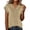 Gold, variant on Women's Sequin Sparkly Tops Trendy Casual V Neck Cap Sleeve Blouses Relaxed Fit Dressy Solid Color Disco Party Shirts L