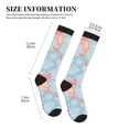 thumbnail image 2 of Compression Socks For Women And Men - Cartoon Cute Salamander Blue Compression Socks Circulation For Workout, 2 of 2