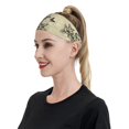 thumbnail image 6 of Yiaed Vintage Floral Print Sports Headbands,Moisture Wicking Workout Headband, Sweatband Headbands for Running,Cycling for Women and Men, 6 of 8
