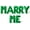 Green, variant on Letter Balloons - MARRY ME 16" Inch Alphabet Letters Foil Mylar Balloon Marriage Proposal Party Banner (Gold)