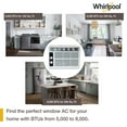 thumbnail image 5 of Whirlpool 5,000 BTU 115V Window-Mounted Air Conditioner with Mechanical Controls, WHAW050DW, 5 of 10