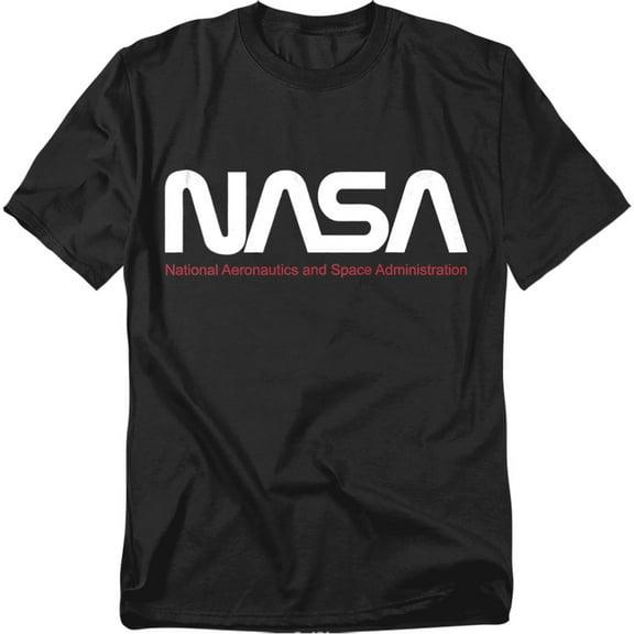 NASA T-Shirt Insignia Black Unisex Graphic Tee for Men & Women