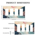 thumbnail image 3 of Hand Drawing River Switch Cover Decorative Wall Plate / 4-Gang 4-Decor / Standard Size 4.5x8 in, 3 of 5