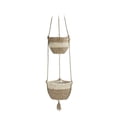 thumbnail image 2 of Maceta colgante de 2 capas Naiovety para algas marinas cesta tejida natural beige, 2 of 6