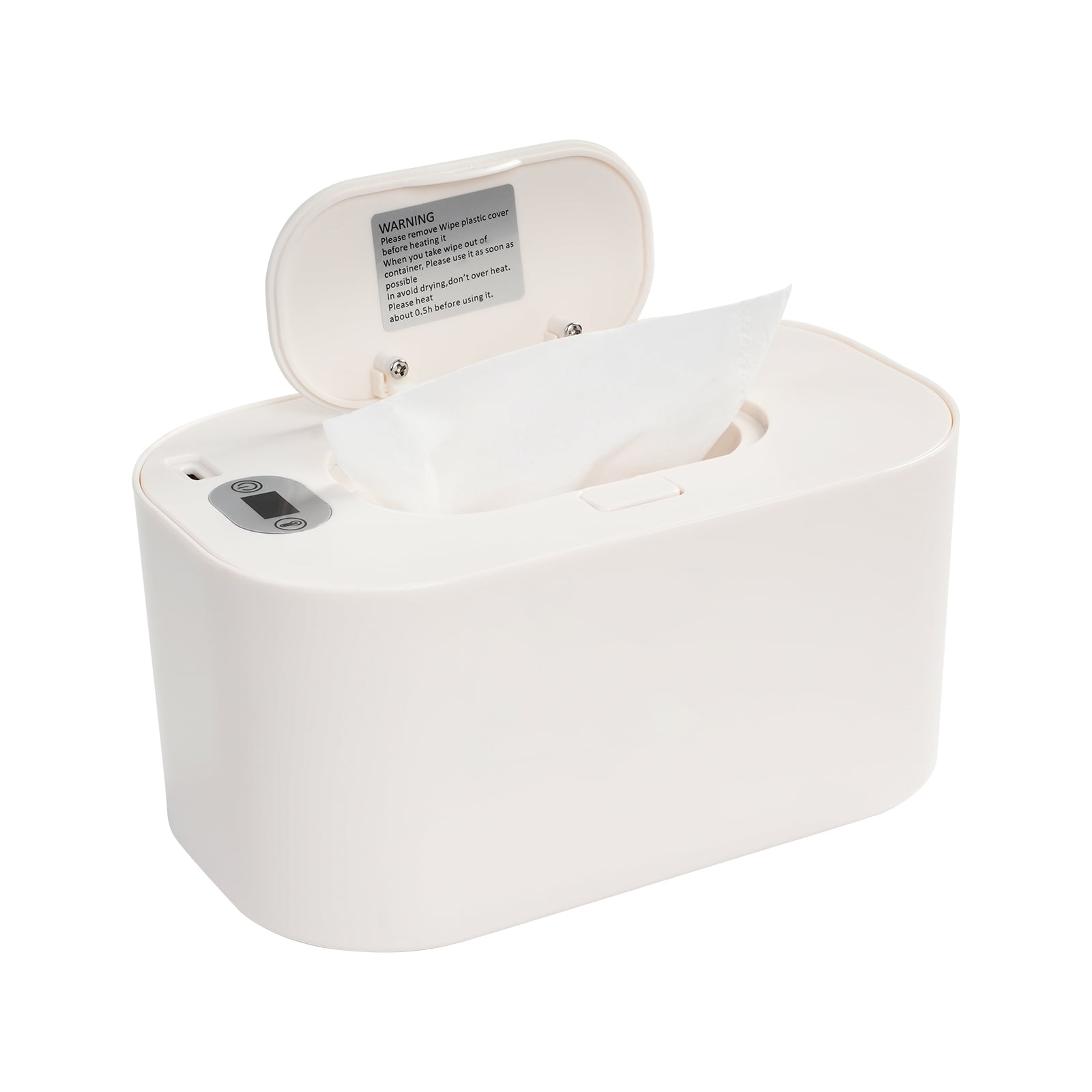 Baby Wipe Warmer, Large Capacity, Top Heating, Portable Dispenser