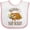 White and Pink, variant on Inktastic Mommys Nap Buddy Sloth Boys or Girls Baby Bib