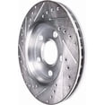 thumbnail image 6 of Detroit Axle - Front Brake Rotors for Volvo S60 XC70 S80 V60 V70, Drilled and Slotted Disc Brake Rotors Replacement : 13.23" inch Rotor, 6 of 8