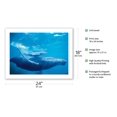 thumbnail image 2 of Mother and Calf - Hawaiian Humpback Whales (Koholā) - From an Original Color Photograph by Michael S. Nolan - Fine Art Matte Paper Print (Unframed) 18x24in, 2 of 4