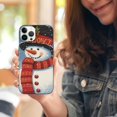 thumbnail image 3 of COMIO Merry Christmas Snow Man Phone Case for iPhone 15 14 for Samsung, 3 of 4