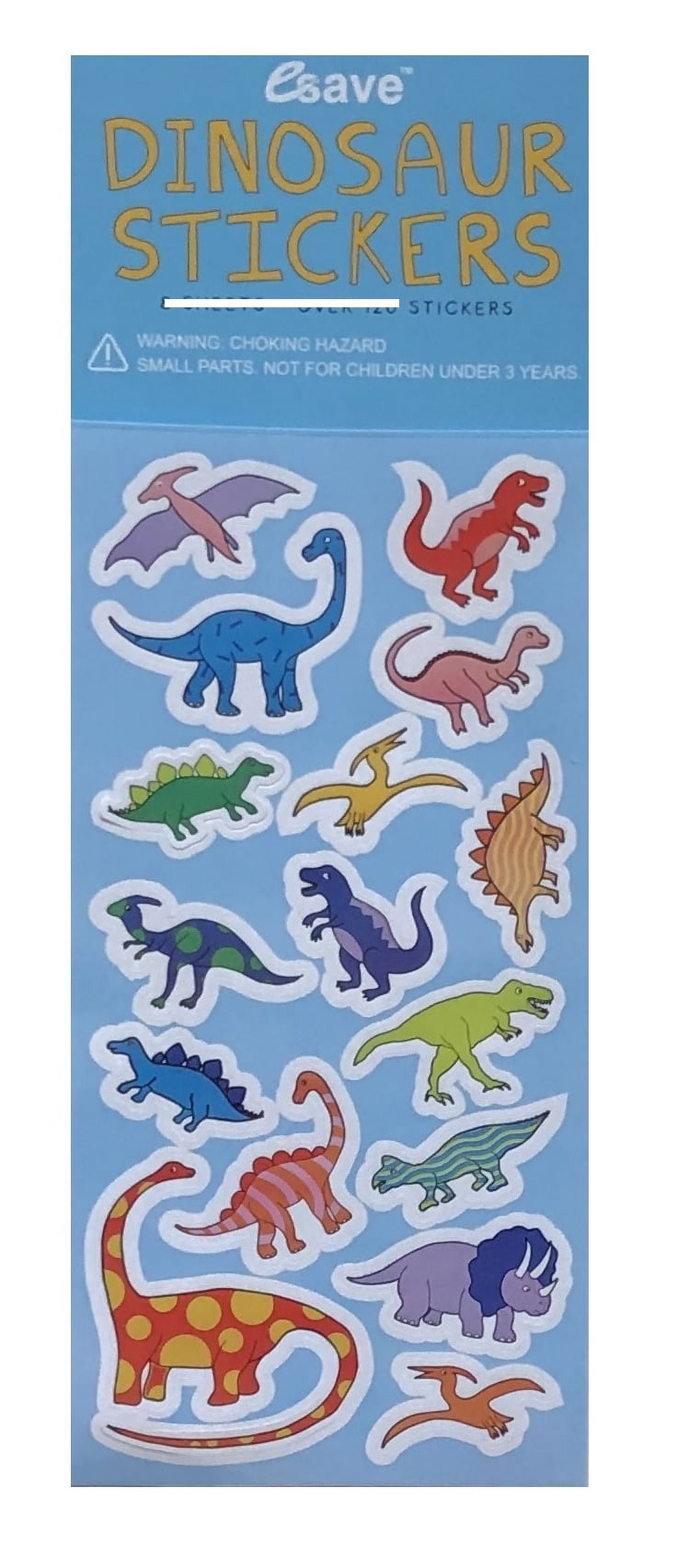 Unique Bluey Birthday Party Supplies Favors Bundle includes 12 Large Plastic Party Favor Tote Bags 13" x 11" and 1 Dinosaur Sticker Sheet