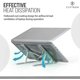 thumbnail image 5 of Soporte portátil plegable de aluminio para portátil | Soporte de escritorio con 6 niveles de ajuste de altura | Compatible con portátiles de 11/11,6/13,3/14/15/15,6 pulgadas, 5 of 5