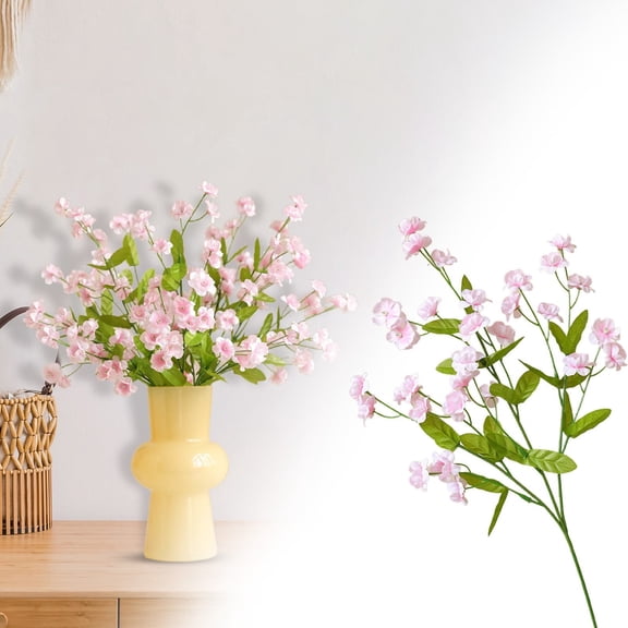 Artificial Flowers,Artificial Forget Me Nots Realistic Decoration Bouquet Home Decor Wedding Centerpiece Table Arrangement Plants
