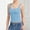 Light Blue, variant on SHITINN Women's Square Neck Tank Top Sleeveless Double Lined Basic Tops Lace Camisoles for Women plus Size Wide Strap Neck Crop Top plus Size Long Camisoles for Women Camisole Lace Crop Top Top for