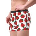 thumbnail image 4 of Daiia Hand Drawn Strawberry Men's Underwear Boxer Briefs, Cotton Stretch Moisture-Wicking Underwear-Large, 4 of 9