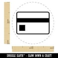 thumbnail image 2 of Credit Card Money Bills Self-Inking Rubber Stamp Ink Stamper - Pink Ink - Medium 1 Inch, 2 of 7