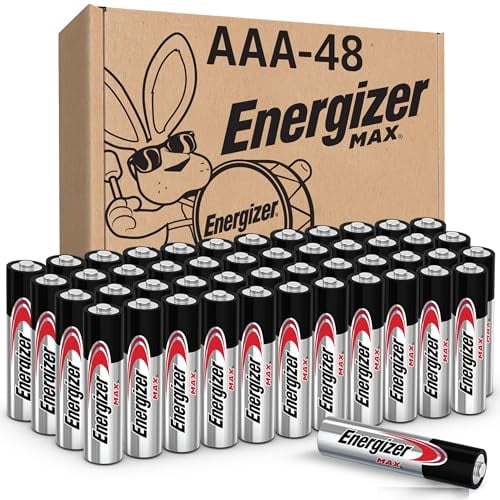 Energizer MAX Alkaline AAA Batteries (Pack of 48)