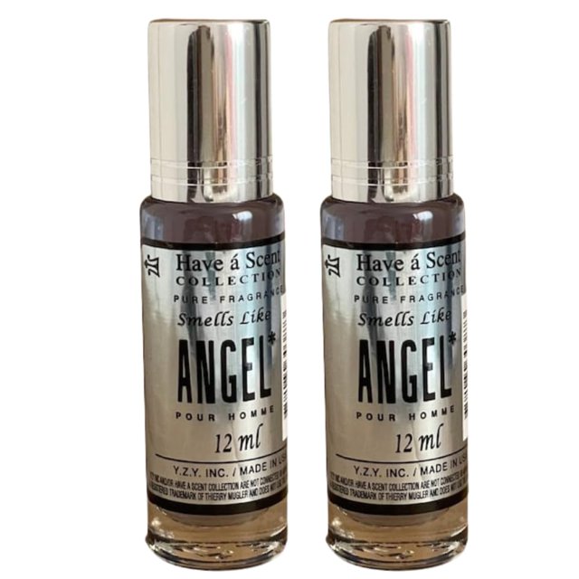 Perfume Roll On Oil E de B Smell Like Angel para hombre, 12 ml