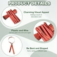 thumbnail image 3 of Uxcell Wire Twist Ties Reusable for Plastic Bags Treat Candy Bag Plants, Craft Projects Red, 3 of 7