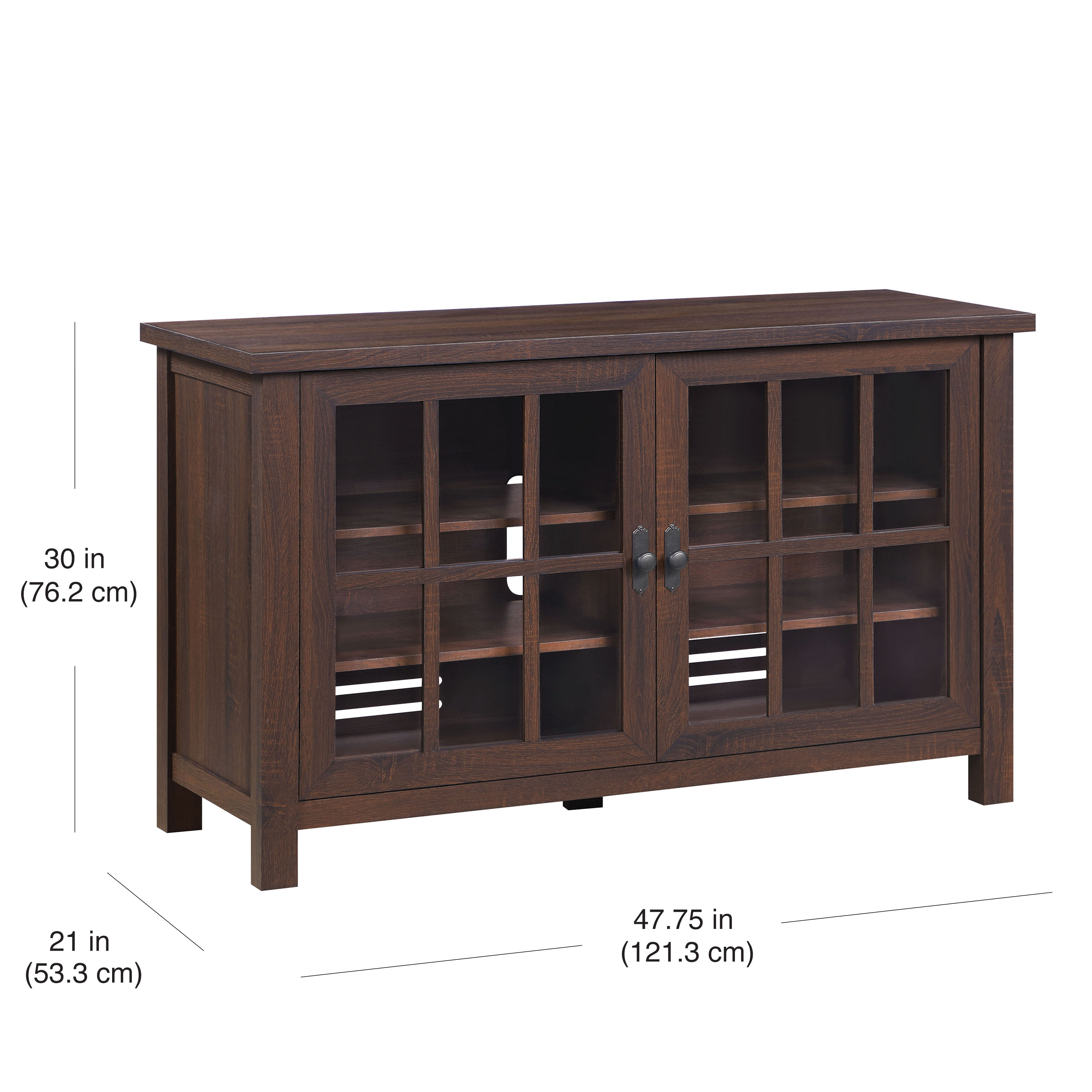 Better Homes & Gardens Oxford Square TV Stand for TVs up to 55", Dark Brown - image 2 of 12