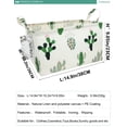 thumbnail image 2 of FANKANG Cesta de almacenamiento para guardería, cesta de lona para la colada, plegable con revestimiento impermeable de PE, almacenamiento de oficina, dormitorio, ropa, juguetes (L Rec-Cactus), 2 of 5