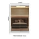 thumbnail image 3 of Ropero Closet Madesa Luke 2 Puertas Con Espejos Blanco 1, 3 of 4