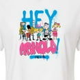 thumbnail image 3 of Hey Arnold! - Arnold Spray Paint 96 - Juniors Cropped Cotton Blend T-Shirt, 3 of 5