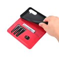 thumbnail image 6 of Decase Premium Leather Wallet Case for Samsung Galaxy S25,with 3 Card Slots, Cash Pocket, Magnetic Closure, Slim & Stylish Folio Case, PU+TPU Shockproof Durable Protective Phone Case,Red, 6 of 9