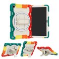 thumbnail image 2 of XYX 3in1 Rotating Stand Case for Lenovo Tab M10 Plus (3rd Gen) 10.6 inch 2022 with Hand/Shoulder Strap, Shockproof Rugged, Colorful Red, 2 of 7