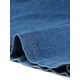 thumbnail image 5 of Vestido de camisa de mezclilla para mujer, cuello de manga corta, cinturón, botones, vestidos de mezclilla M Azul S, 5 of 5