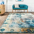 thumbnail image 5 of nuLOOM Vintage Dotty Area Rug, 4' x 6', Dotty Blue, 5 of 6
