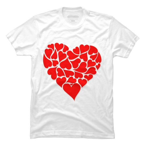 Valentines Day Shirt Mens Graphic Tee - Design By Humans L - Walmart.com