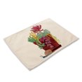 thumbnail image 1 of Mantel individual lavable resistente al calor con estampado de patrones de plantas, tapete para taza y tazón de mesa encantador (#2), 1 of 1