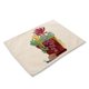 thumbnail image 1 of Mantel individual lavable resistente al calor con estampado de patrones de plantas, tapete para taza y tazón de mesa encantador (#2), 1 of 1